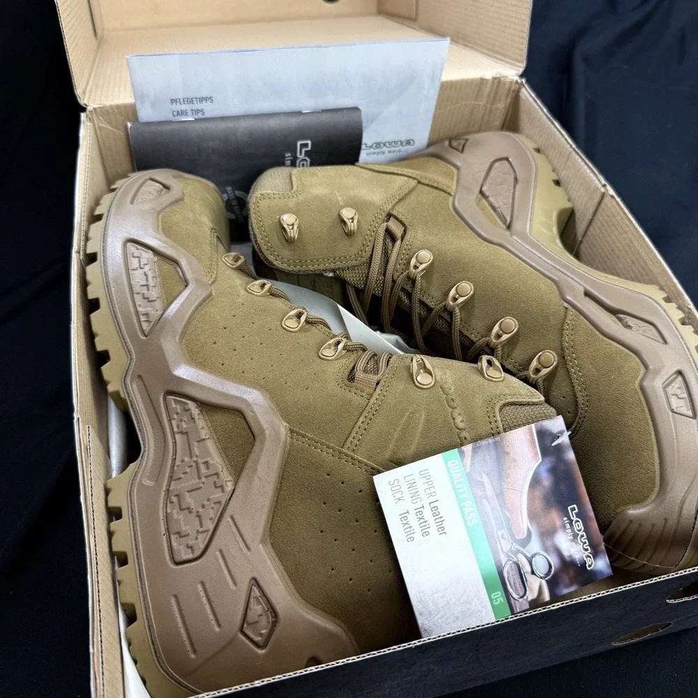 Lowa Tactical Boots Z-6S C Outdoor Hiking Trekking Lace Up Ankle Suede Size 11.5